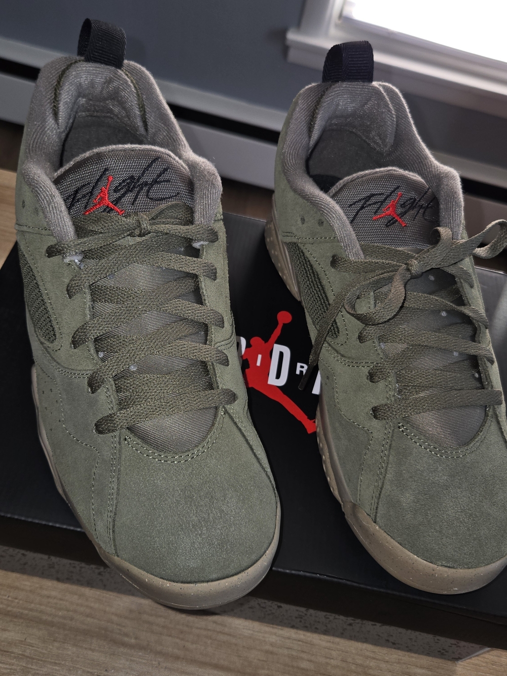 Jordan MVP 92 Medium Olive Khaki Men Shoes 10.5